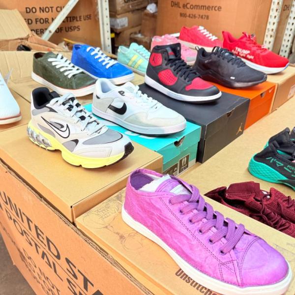 Bulk Lot of 200 Mixed Brand Sneakers Men's & Women's MSRP $15,000