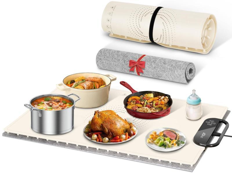 Kitchen - Electric Warming Tray, Bird Food Mold Set, Lustrawin Stainless Steel Cutting Board - MSRP $5,407