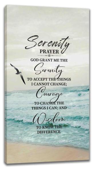 Home - MountFlow Serenity Prayer Wall Decor, Christian Wall Decor, Christmas Tree Storage Bags - MSRP $2,240