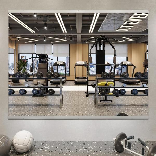Home - Home Gym Mirrors, Abstract Art Canvases, Window Privacy Film, Coco Coir Door Mats, Laundry Counter - MSRP $5,548