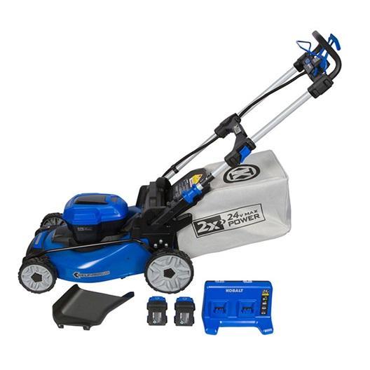 Home Improvement - Kobalt Self-Propelled Cordless Lawn Mower, Dewalt Compressor on wheels - MSRP $2,149