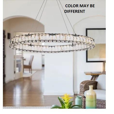 Elegant Lighting 3503D36G Linear Chandelier - MSRP $1,162