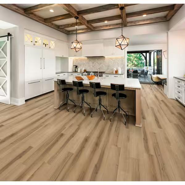 Flooring & Rugs - HDC Hemlock Hickory Vinyl Planks - Est Retail $1,872 - 1 plt