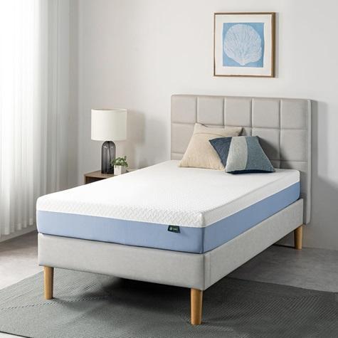 ZINUS 8" Cooling Essential Memory Foam Mattress, Twin, Fiberglass Free, Medium Feel - MSRP $101