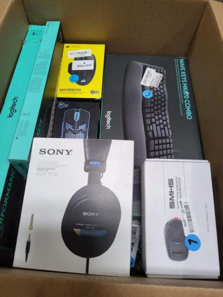 Consumer Electronics - Logitech, Asus, Corsair, Sony, Sena, Logitech - MSRP $3,676