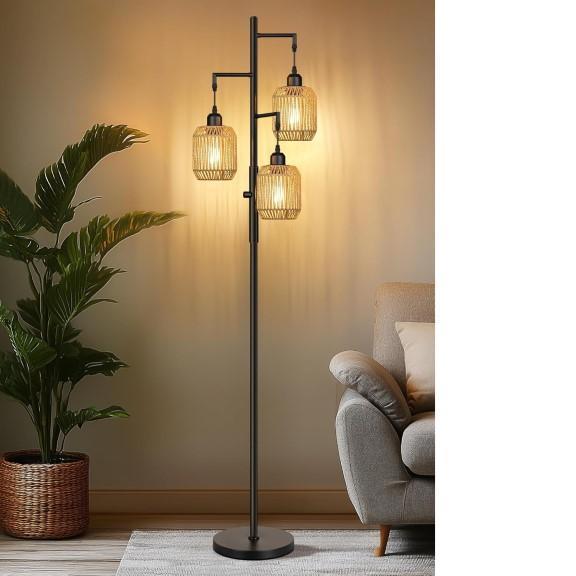 Rottogoon Boho Floor Lamp, Idoo Air Mattress, Afloia Air Purifier, Jasonwell Pool Float - MSRP $1,711