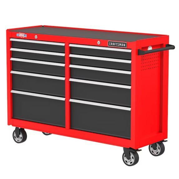 Craftsman 10 Drawer Rolling Tool Cabinet, Craftsman Steel Garage Cabinet, Greenworks Pressure Washer - MSRP $2,235