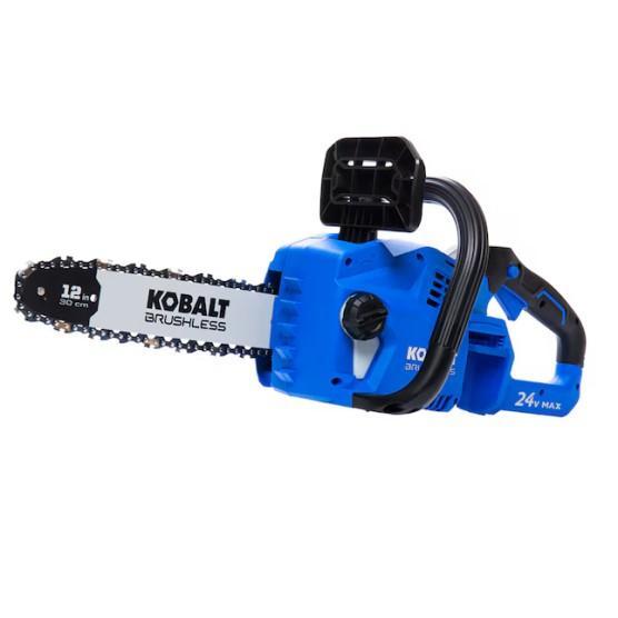 Kobalt 24V Chainsaw, Craftsman Pancake Compressor, Fiskars 16' Pole Pruner - MSRP $2,217