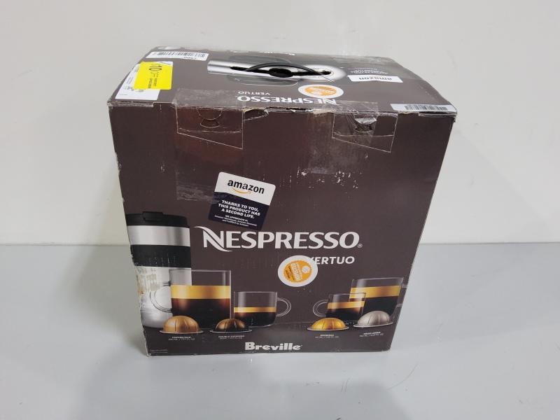 Nespresso Vertuo Coffee and Espresso Maker by Breville, Chrome - MSRP $192