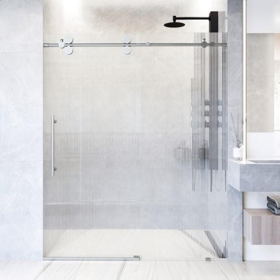 Fixtures - Vigo Elan Shower Door, Z-Lite Laurent Post Light, Miseno Barn Door Hardware - MSRP $6,038