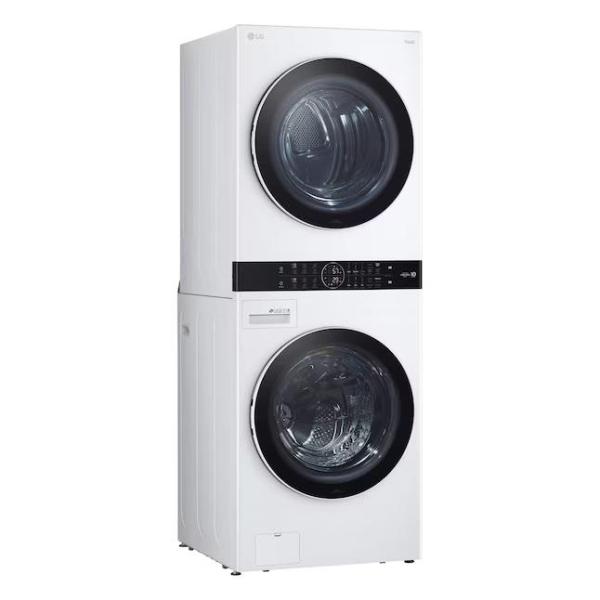 LG WashTower Stacked Laundry Center with 4.5-cu ft Front load Washer and Electric 7.4-cu ft Dryer - MSRP $2,195