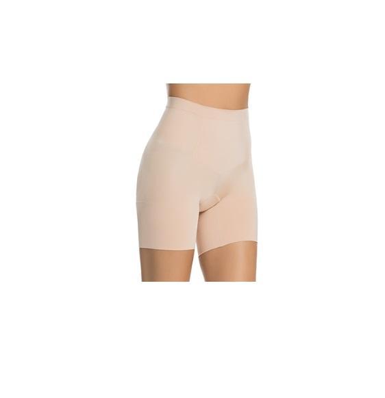 Apparel - SPANX OnCore Mid-Thigh Shorts, Andie High-Waist High-Cut Cheeky Bikini Bottoms, SKIMS - Original MSRP $3,090