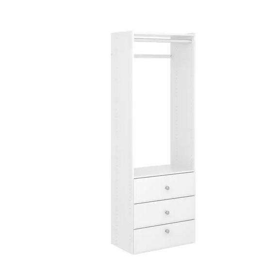 Flooring & Rugs - Closet Evolution White Wood Closet Tower - Est Retail $1,581 - 1 plt