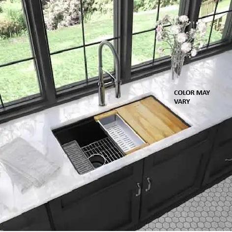 Elkay ELXRU13322WDN0 Workstation Kitchen Sink - MSRP $1,099