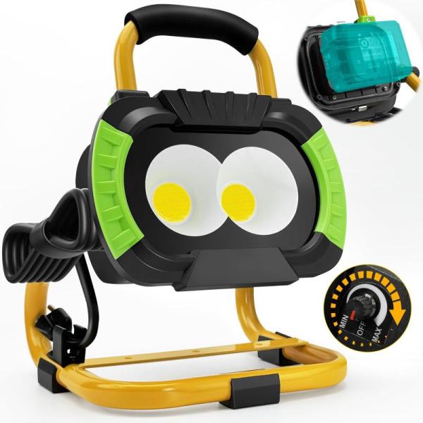 Tools - 6 Hole Hook and Loop Sanding Discs, SYLSTAR Corded and Cordless Work Light - MSRP $3,706