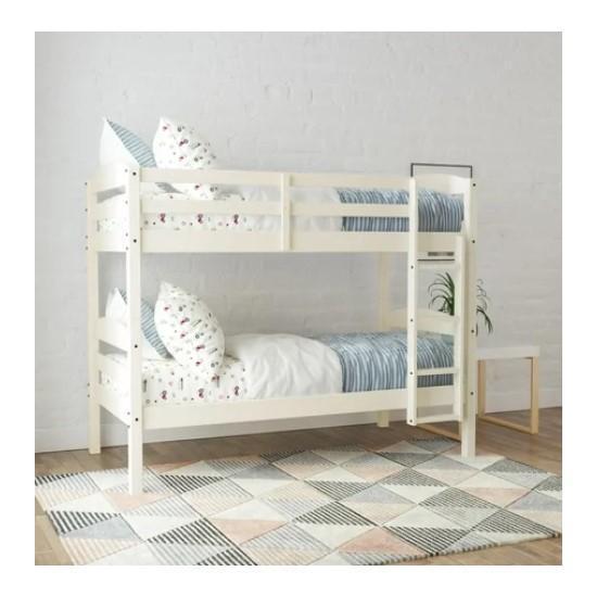 Furniture - Leighton White Bunk Bed, Leighton Mocha Bunk Bed, Futon with Cupholder & USB - MSRP $1,514