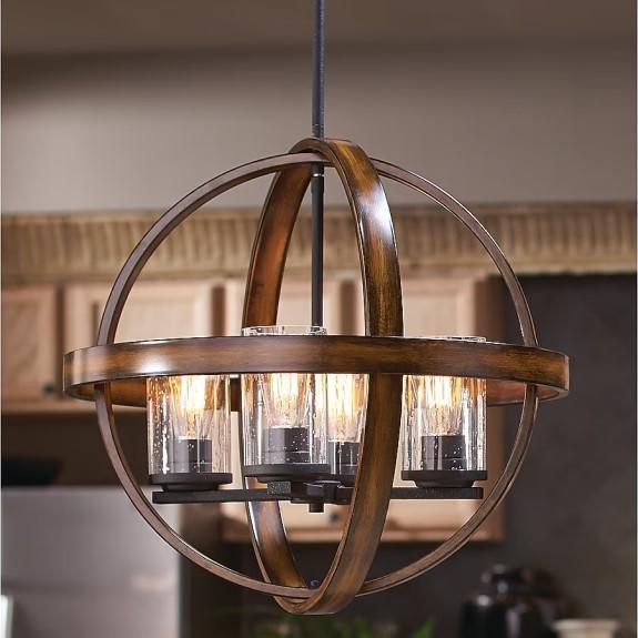 Kichler Barrington Globe Pendant Light, EGO Chainsaw, Zoeller Sump Pump - MSRP $3,170