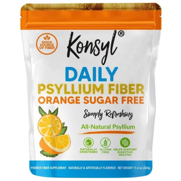 Konsyl Orange Sugar Free Psyllium Fiber Powder - MSRP $102,360