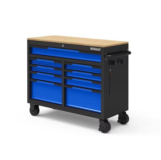 Kobalt Rolling Tool Chest & Workstation, Craftsman Lawnmower Bagger, Blackstone Omnivore Griddle Bundle - MSRP $2,557