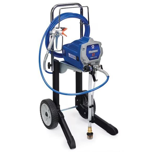 Graco Magnum Paint Sprayer, Kobalt Sliding Tile Saw, Kobalt 40V Mower - MSRP $2,640