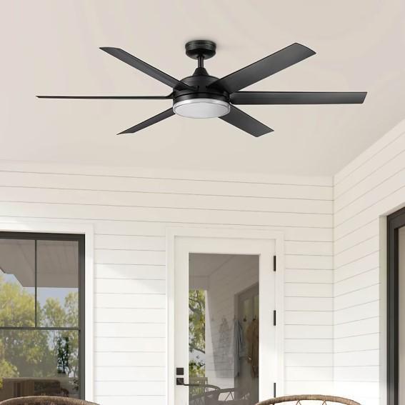 Queensdale 60" LED Ceiling Fan, Project Source Caserta Toilet, Craftsman Gas Leaf Blower - MSRP $3,100