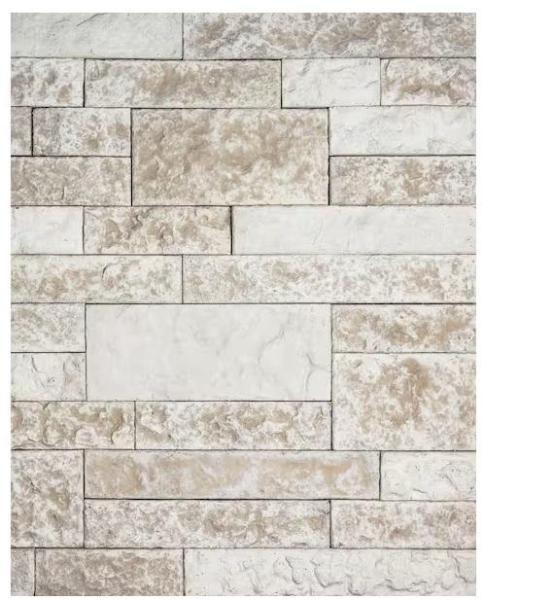 Flooring & Rugs - AIRSTONE Birch Bluff White Cement Standard Primary Wall Tiles, Ivy Hill Tile 2x8 - Est Retail $1,248