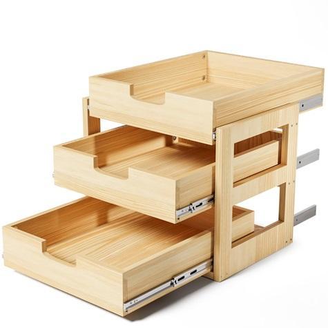 Home Improvement - John Boos Rectangular Wooden Counter, Gsskny Pull Out Cabinet Organizer - MSRP $1,833