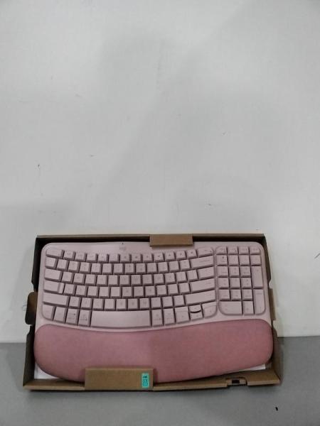Logitech Wave Keys Wireless Ergonomic Keyboard, Rose - MSRP $69