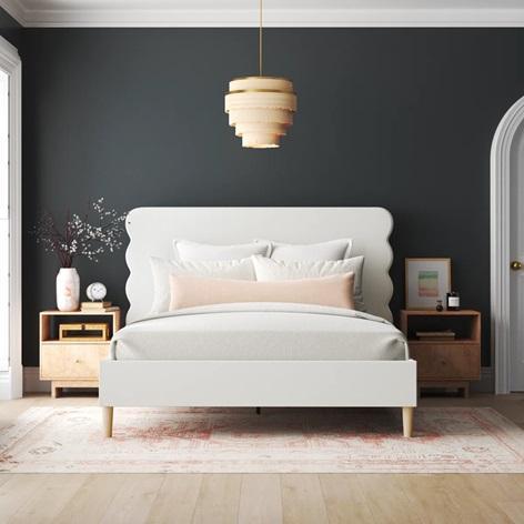 TRUCKLOAD - Furniture - Henley Upholstered Bed, Baskerville Cabinet, Darabont Dresser, Glass Door Hutch - MSRP $43,380