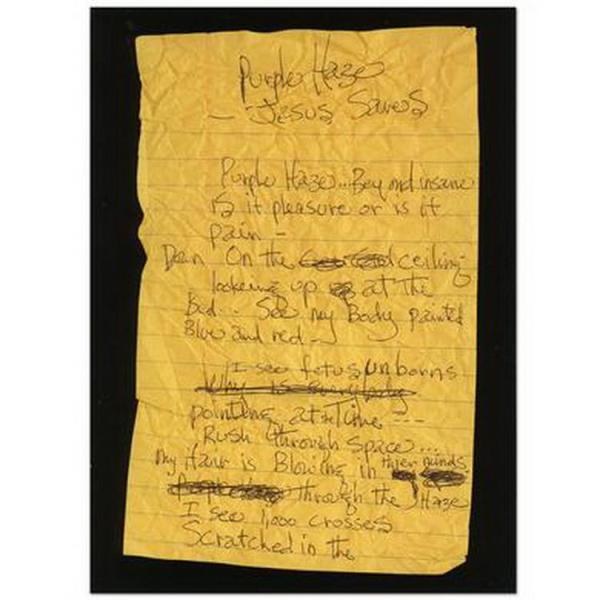 100 Rare Jimi Hendrix Postcards Purple Haze Authentic