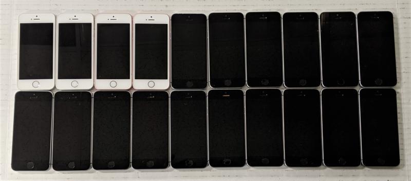 Apple iPhone SE 1st, 5S, 5C, & 5, 1000 Units, MSRP $500,000
