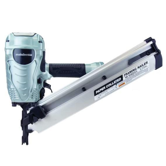 Metabo Pneumatic Framing Nailer, Globe Dayton 52" Ceiling Fan, Craftsman Pancake Compressor - MSRP $3,979