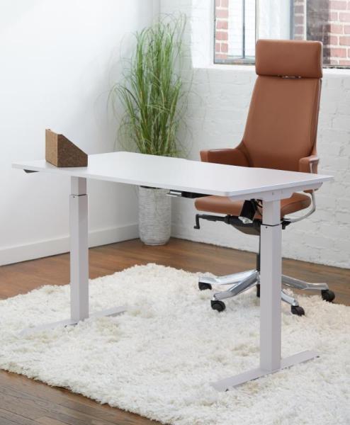 Bulk 10 White Sit-Stand Desks, MSRP $8,360