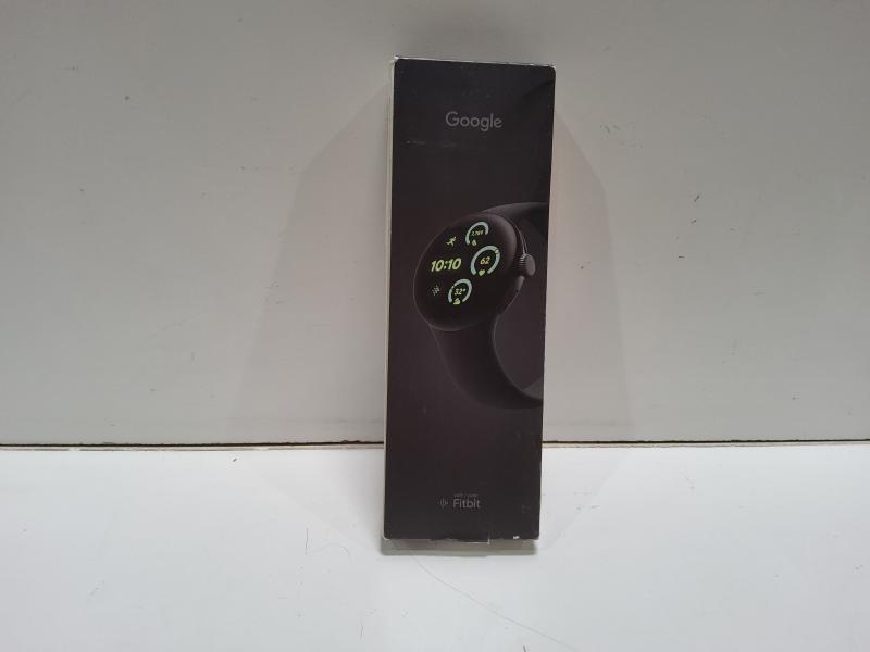 Google Pixel Watch 2 Wi-Fi, Matte Black Aluminum Case with Obsidian Active Band - Est Retail $249