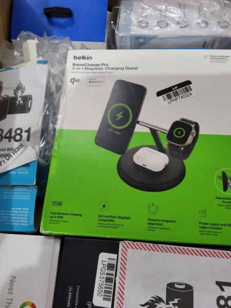 Electronics - Shokz, Google, Belkin, Anker, Jlab, Speck, Sharp - Est Retail $1,112