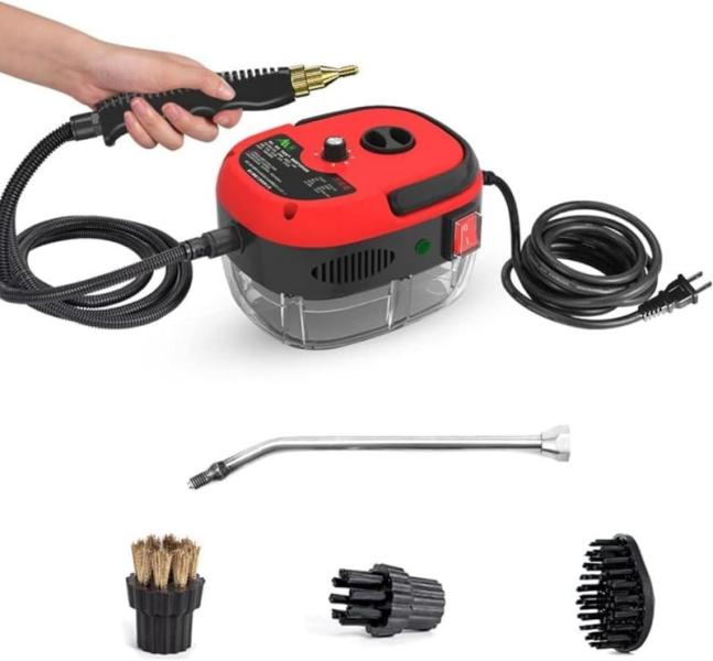 Home - Irishom Handheld Steam Cleaner, Shappy Chairback Pockets, Intercleaner Stick Vacuum - MSRP $12,859