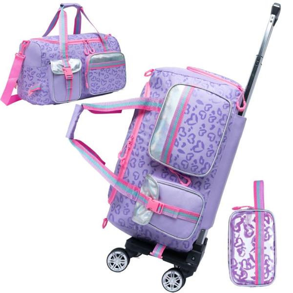 Luggage- Oruiji Rolling Duffel Bag, ANKICK Gym Backpack Laptop Packs, LUNLOPIK Convertible Laptop BackPack -MSRP $1,830