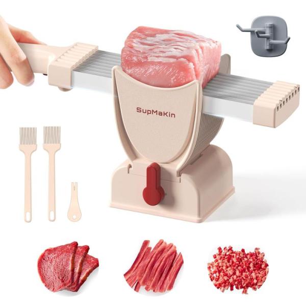 Kitchen - 	SupMaKin Fresh Meat Slicers, Westrick Kentucky Derby Plastic Cups, MISSYSSIM Mixing Bowls - MSRP $18,162
