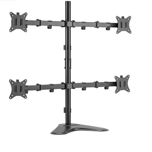 Electronics - Putorsen Quad Monitor Stand, Wootfairy Projector Screen, Moonzon Lithium Batteries - MSRP $5,985