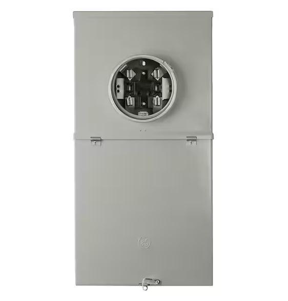GE Power Mark Gold 200 Amp 4-Space 8-Circuit Meter Socket Load Centers - Est Retail $3,756