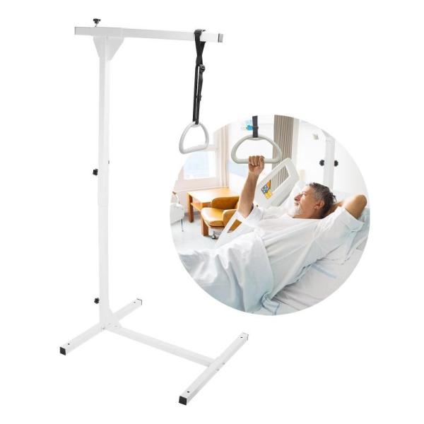 Furniture - POPMOON Bed Trapeze Bars, Yitong Angel King Bed Frame, Tiita Rattan Coffee Table, Bean Bags - MSRP $1,111