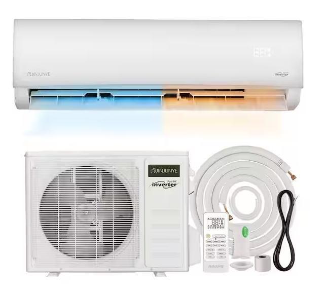 Plumbing- FUFU&GAGA 24000BTU Mini Split Air Conditioner Ductless Inverter Heat Pump, AKDY, SINKOLOGY -Est Retail $2,330