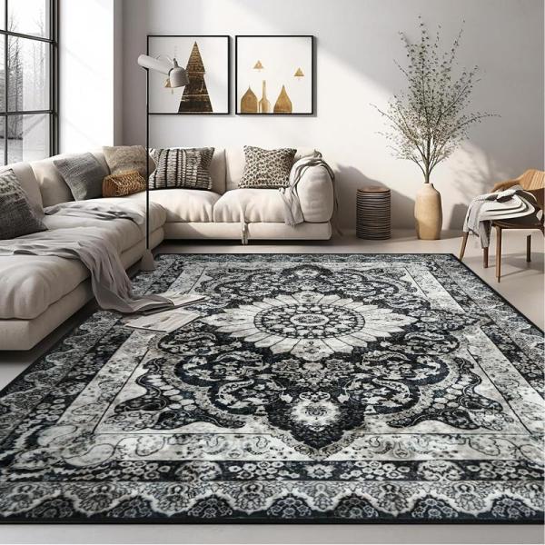 Furniture - VFROO Area Rug 6x9 Washable Living Room Rug, Fureylenx Floating Shelves, Toddler Couches - MSRP $1,702
