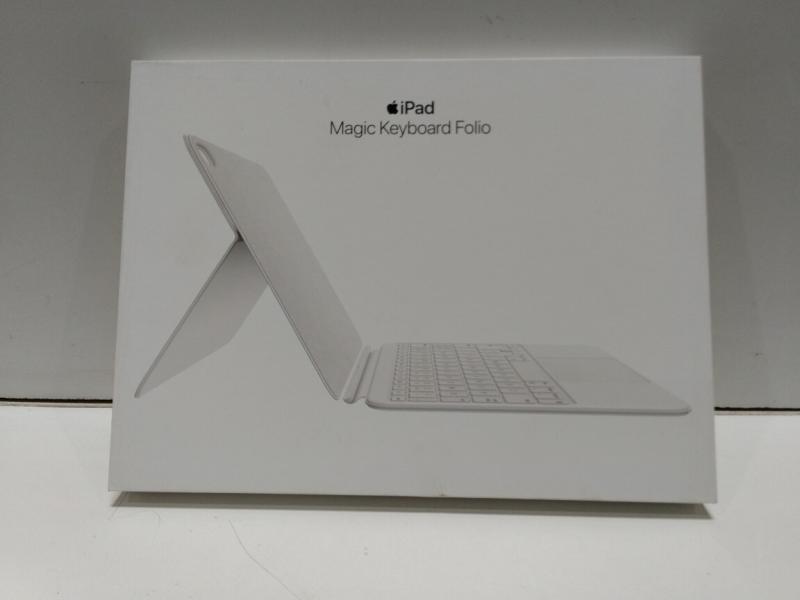 Apple Magic Keyboard Folio, iPad A16 & iPad 10.9in Gen10, White - MSRP $249