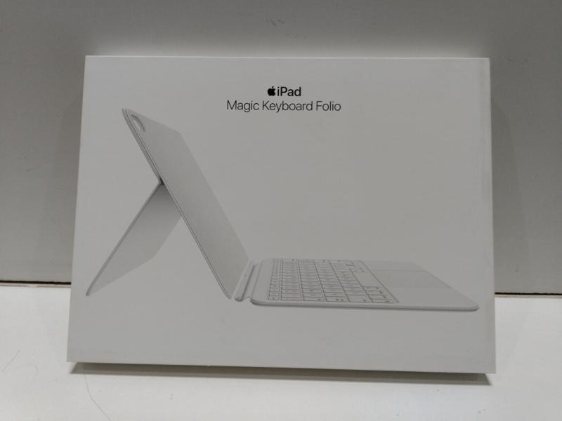 Apple Magic Keyboard Folio, iPad A16 & iPad 10.9in Gen10, White - MSRP $249