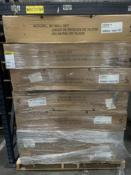 Sterling Tub/Shower Wall Sets - MSRP $13,125