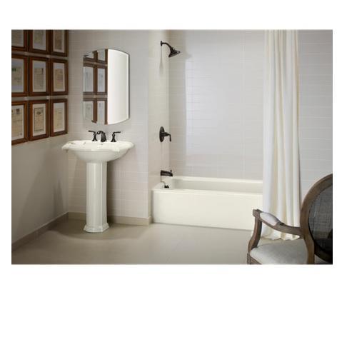 Kohler K-837-0 Bellwether 60" Alcove Soaking Tub - MSRP $823
