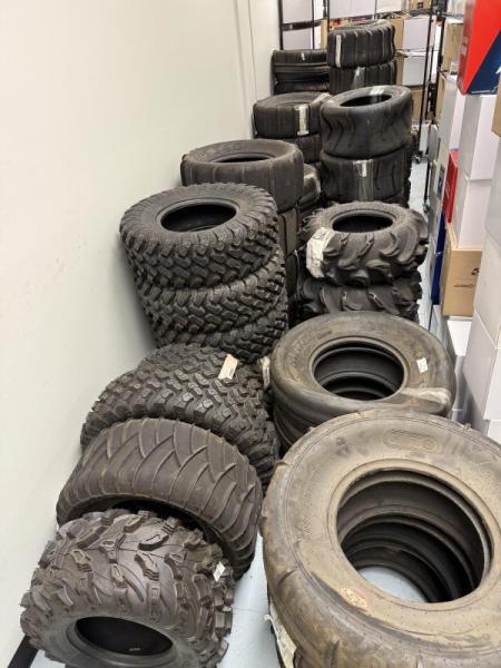 HUGE LOT OF ATV TIRES - 66 Tires MSRP $16,112.66