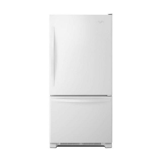 Appliances - Whirlpool (Maytag) WRB329DFBW Bottom-Freezer Refrigerator - MSRP $1,245