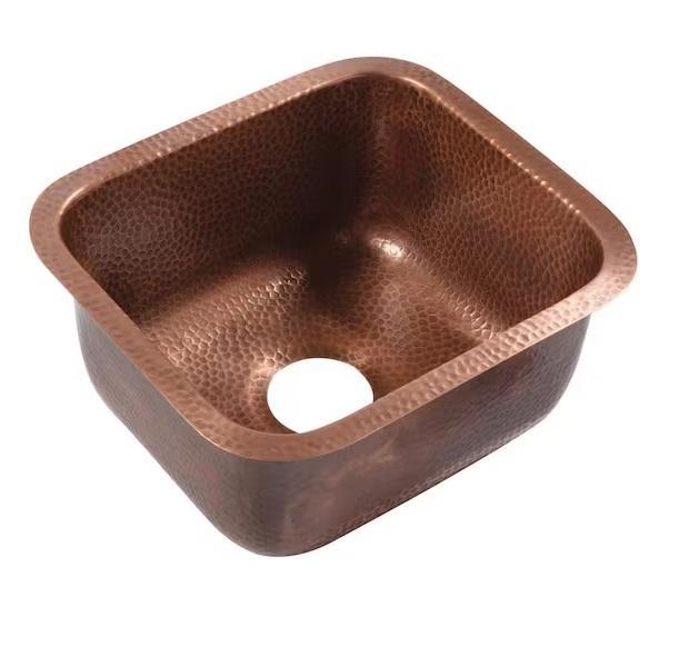 Plumbing - SINKOLOGY Orwell 17in Copper Sink, Quick Dam, Panasonic, FORIOUS, HDC, Franklin Brass - Est Retail $1,384